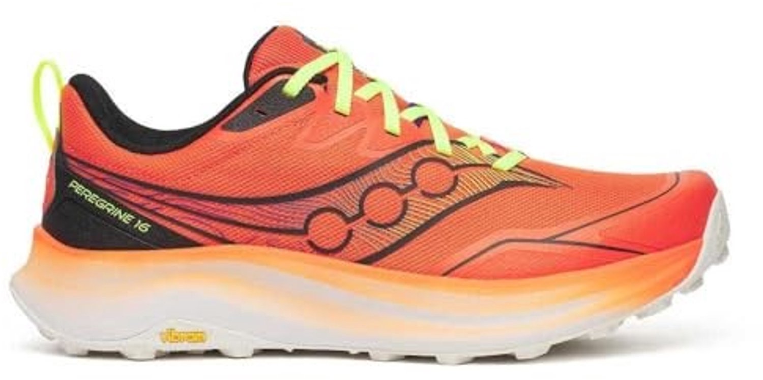 Saucony Peregrine 16 Hardloopschoen Fire/ 44 5 Zwart