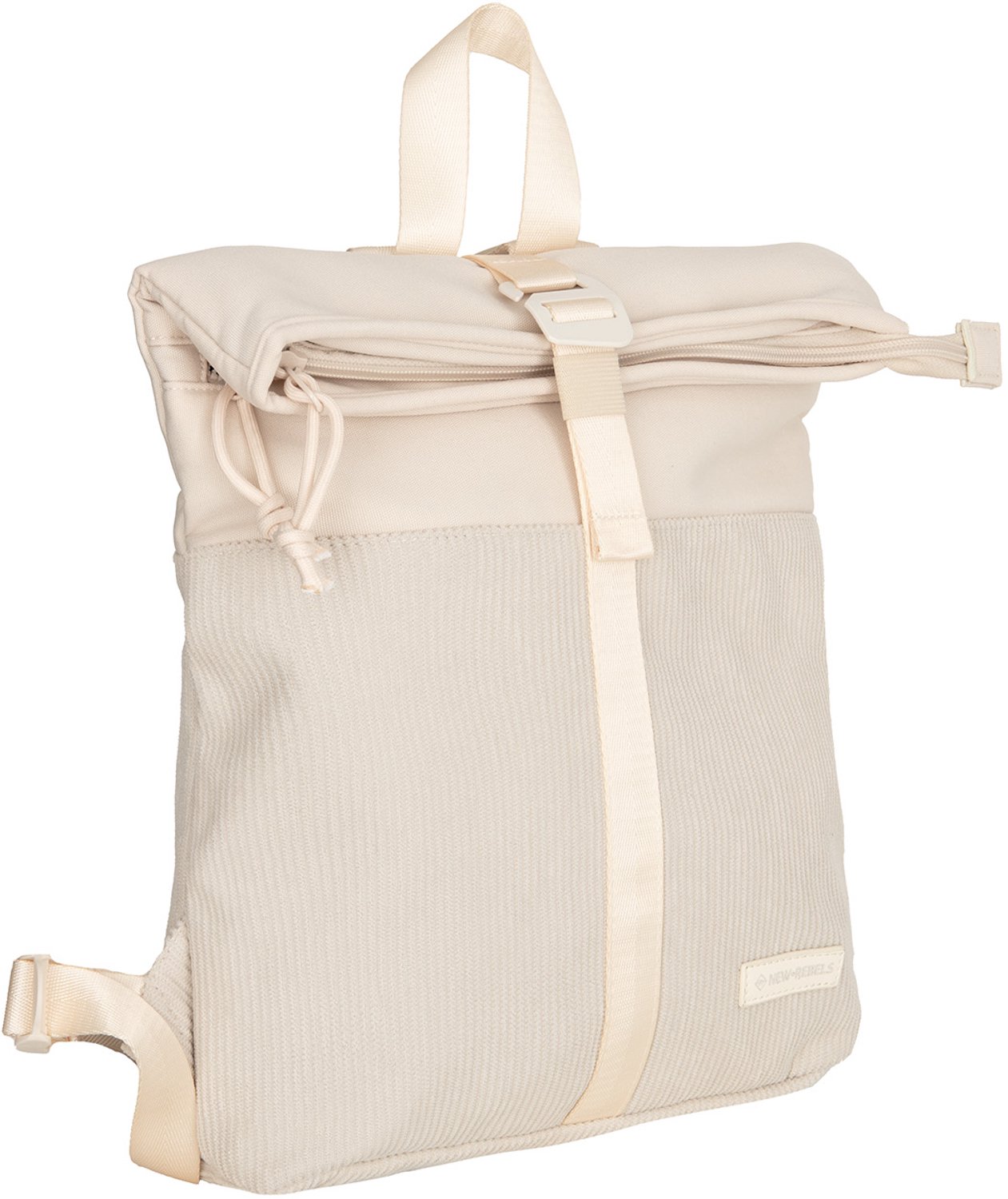 New Rebels Ribbi Los Angeles Rolltop Rugzak Mini Beige - 13 L