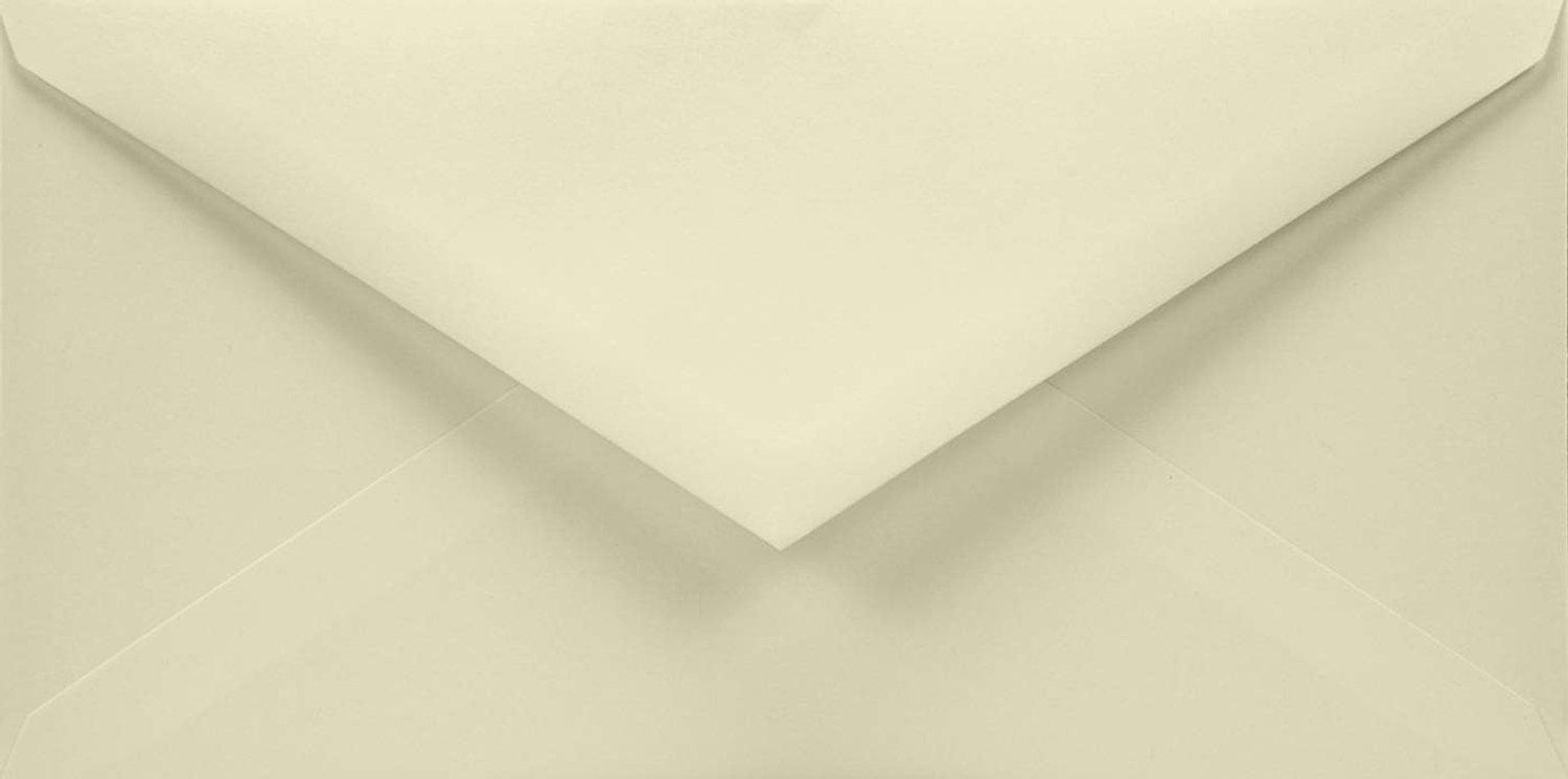 Aster Gladde Enveloppen - 100 stuks, 120g, Ivoorkleurig DL