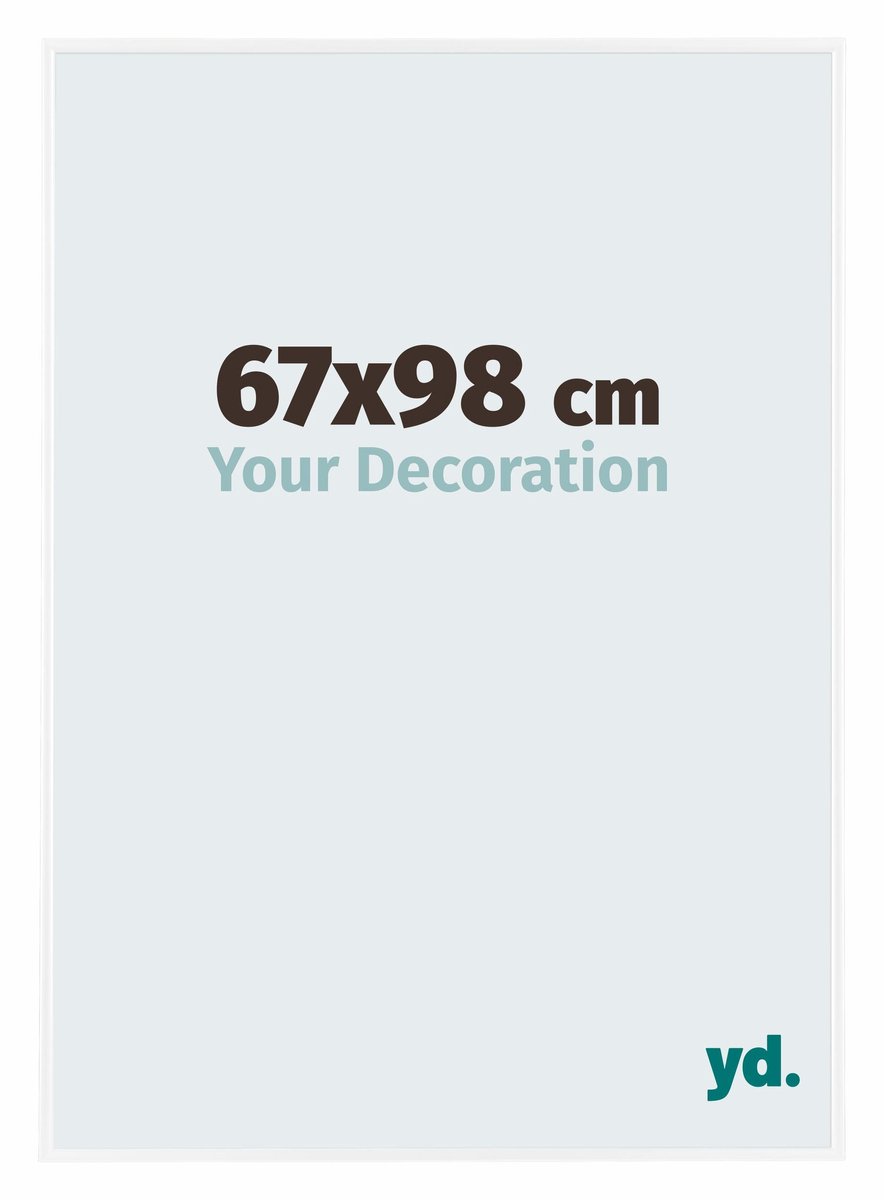 yd. Your Decoration - Fotolijst 67x98 cm - Kunststof - Wit Hoogglans - Evry