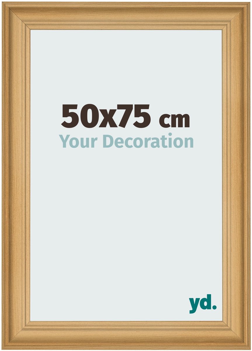 yd. Your Decoration - Fotolijst 50x75 cm - MDF - Dennen Houtnerf - Lazio