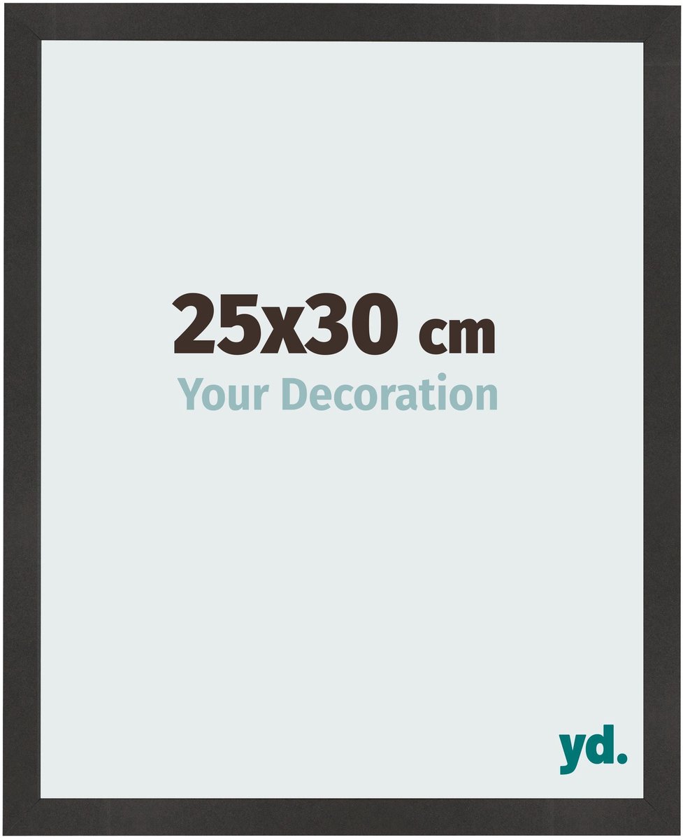 yd. Your Decoration - Fotolijst 25x30 cm - MDF - Zwart Mat - Bologna