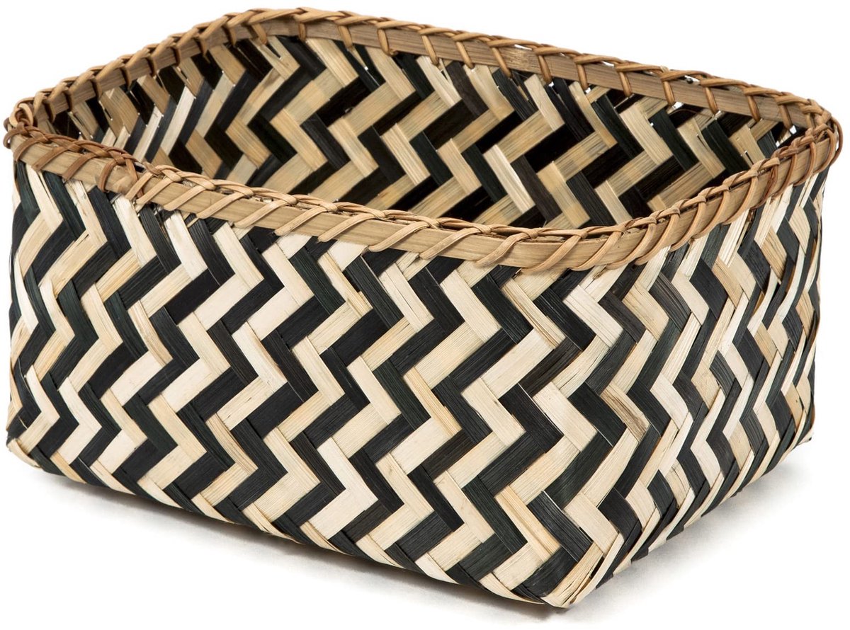 Opbergmand Zwart 30 x 23 x H.15 cm RAN6434_L