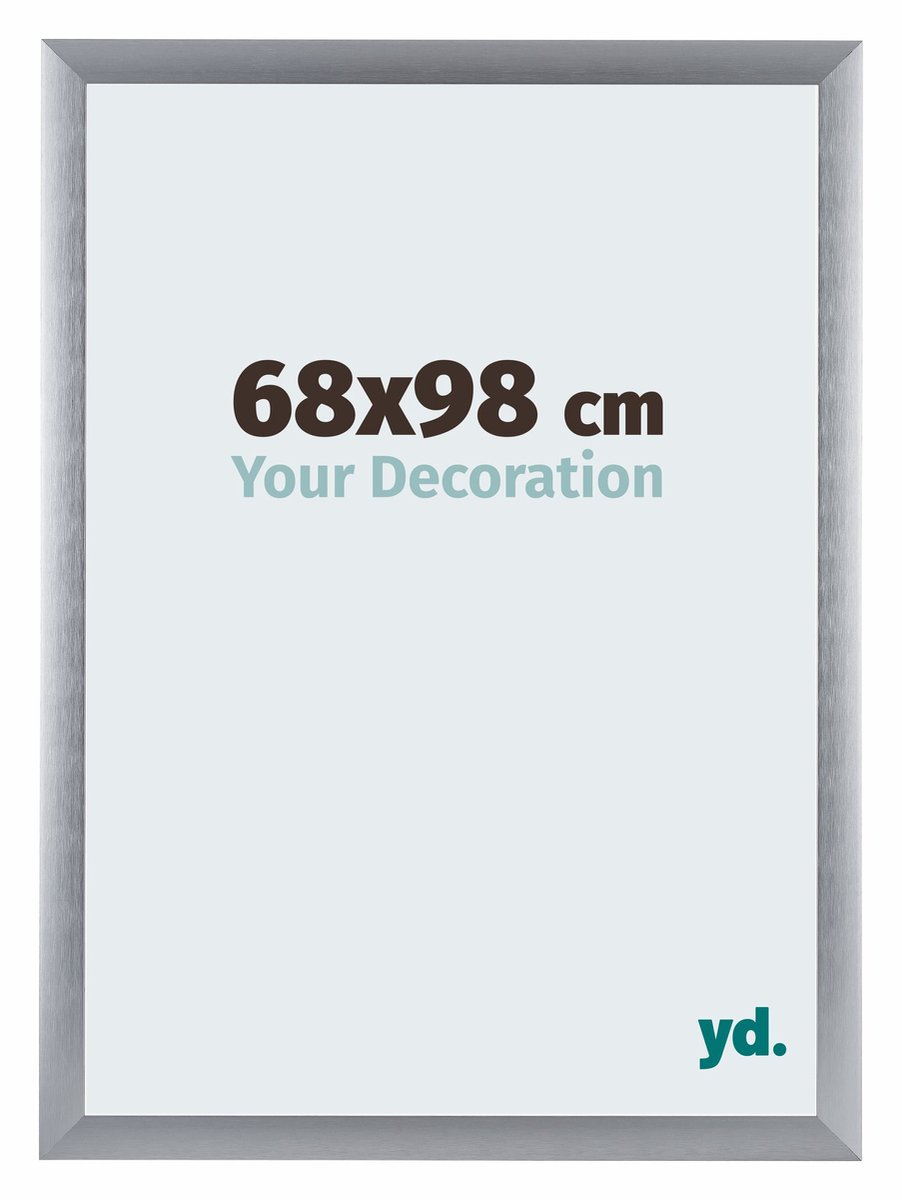 yd. Your Decoration - Fotolijst 68x98 cm - Aluminium - Zilver Geborsteld - Tucson