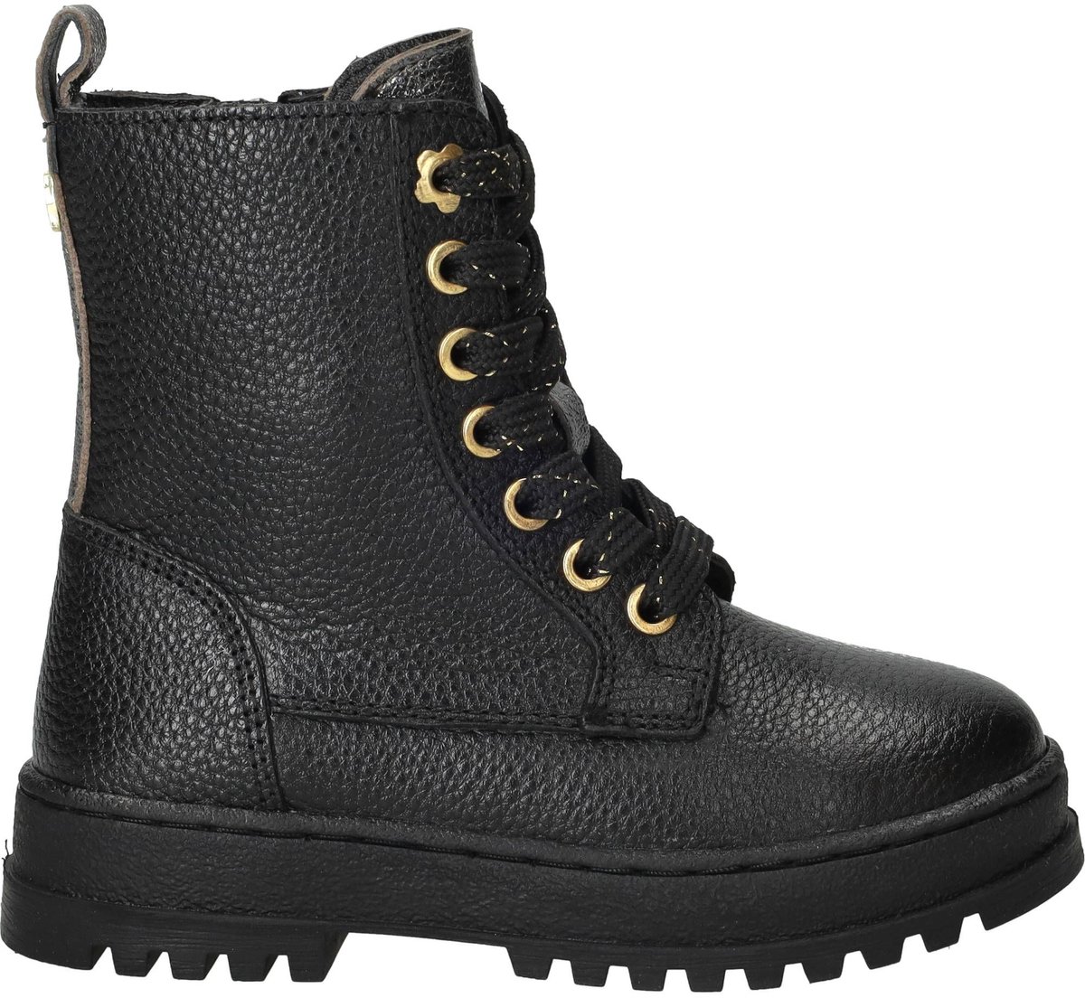 IK-KE Veterboots - Meisjes - Zwart - Maat:29
