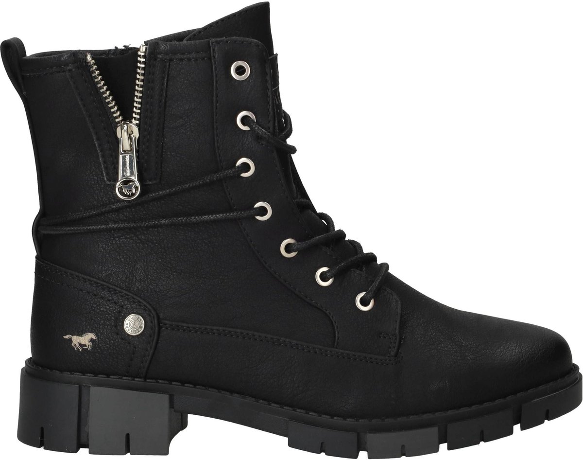 Mustang Veterboots - Dames - Zwart - Maat:38