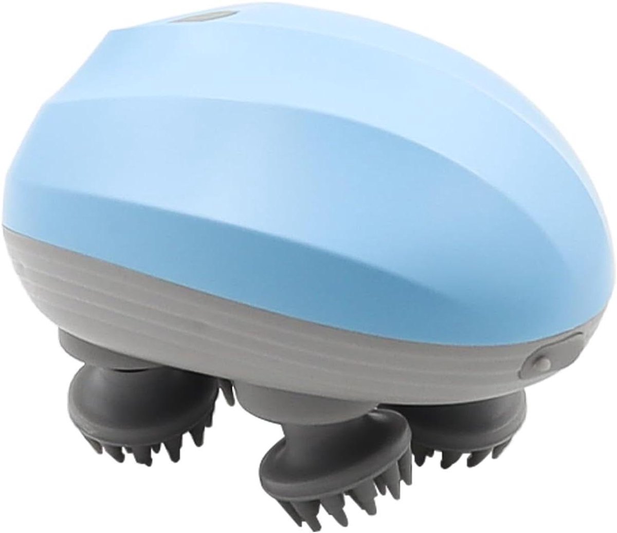 Hoofdmassage Apparaat - Hoofdhuid Stimulator - Ontspanning en Stressvermindering - Waterdicht en 3 Snelheden - 11 x 7 cm - Wit