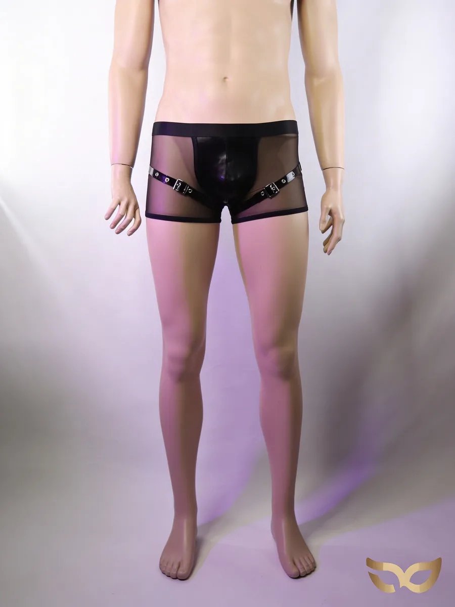 MySecretNL Doorzichtige Jock met Riemen - Erotische jockstrap