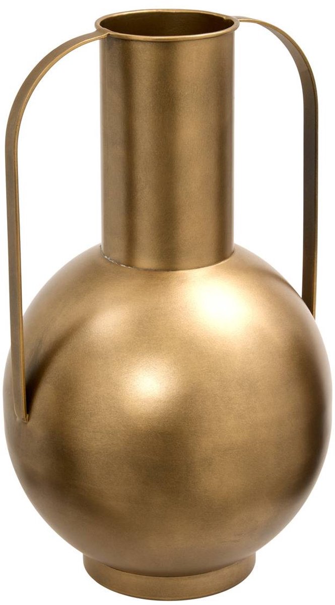 Atmosphera Créateur d'intérieur® Metalen vaas Barrel, hoogte 42,5 cm, verguld Doré