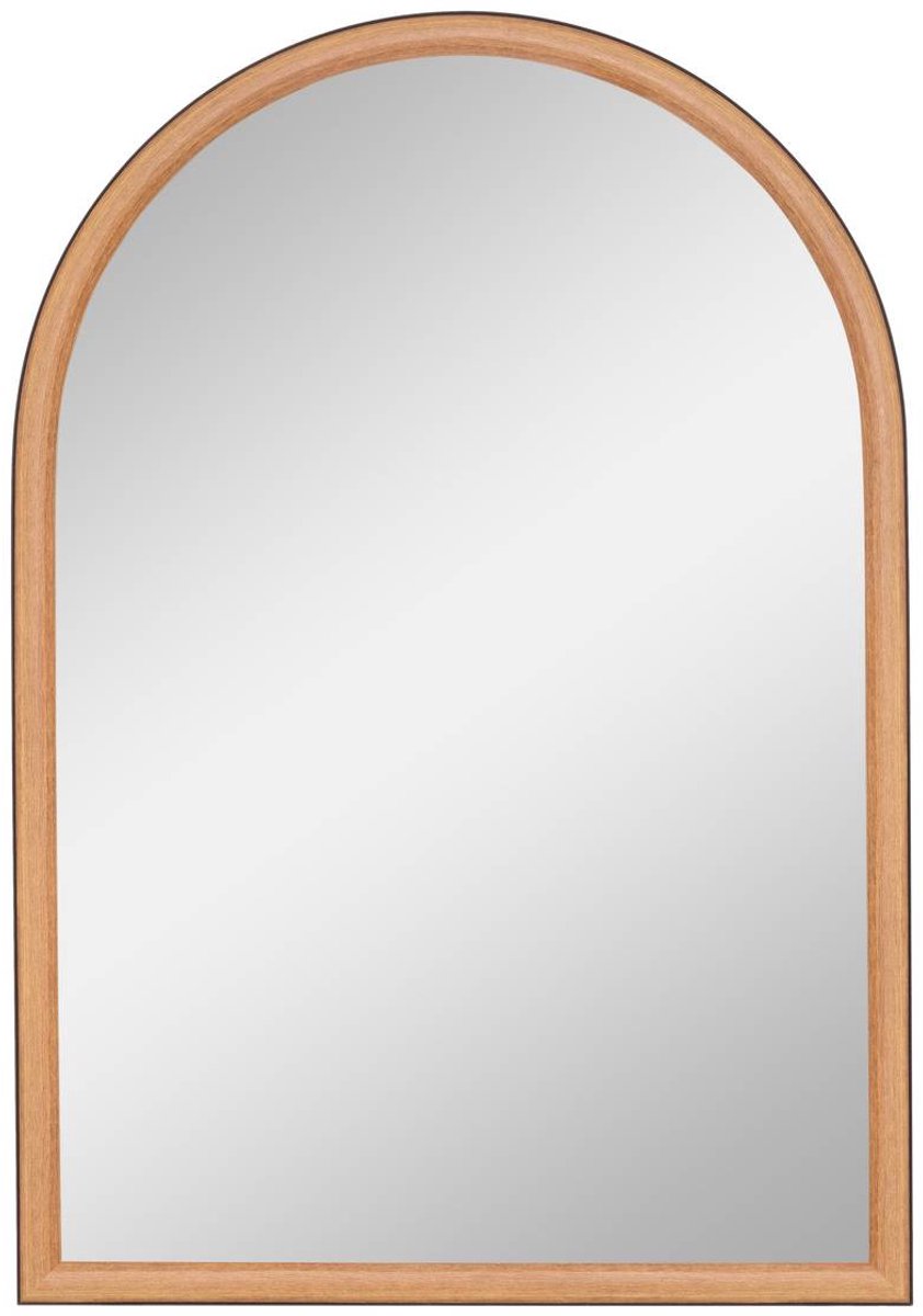 Miroir Tanya arche 68x98cm marron