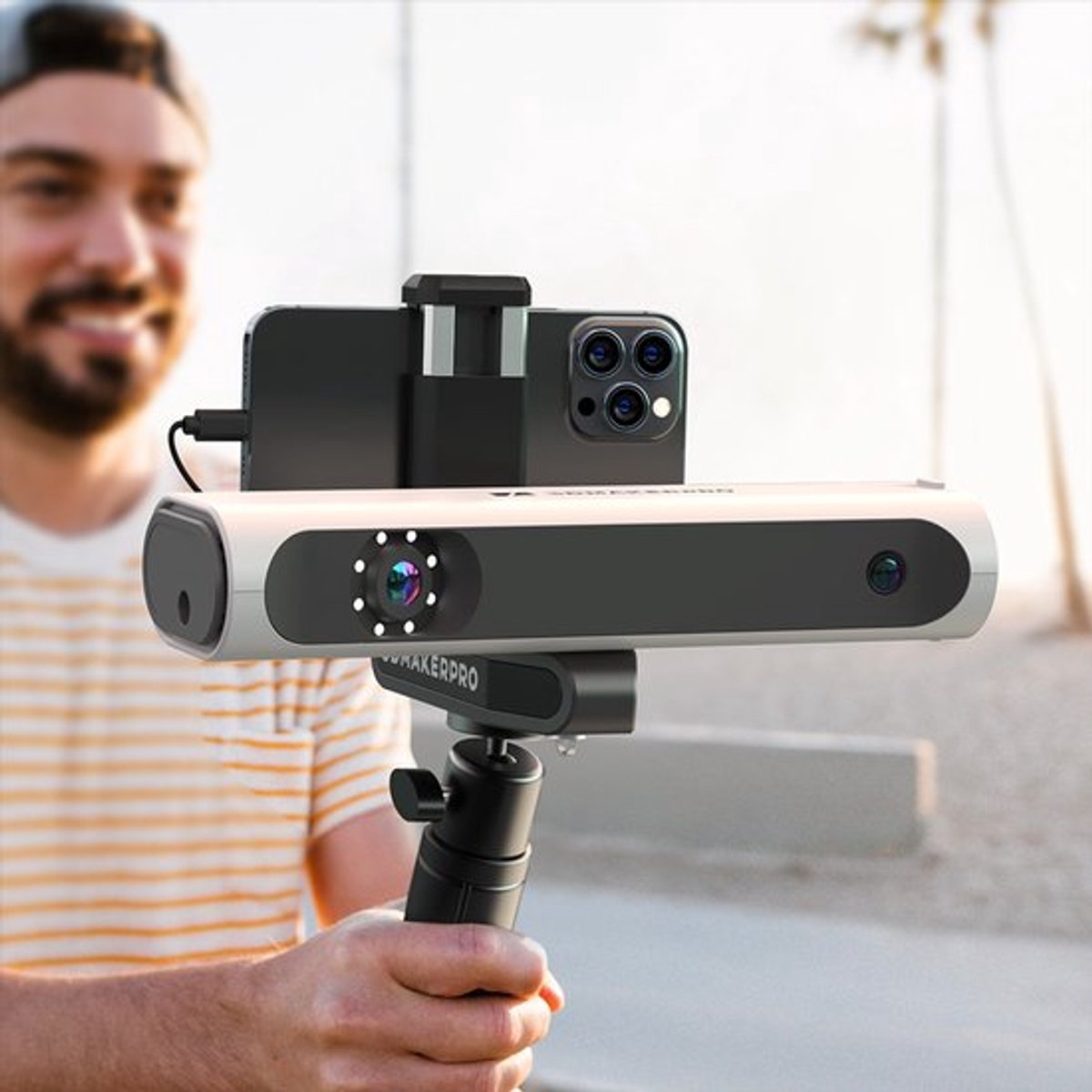 3D Scanner Luxury Edition - 0,10 mm Nauwkeurigheid - 250x400 mm Opnamebereik - 10 fps Framesnelheid - 1,5 kg Gewicht