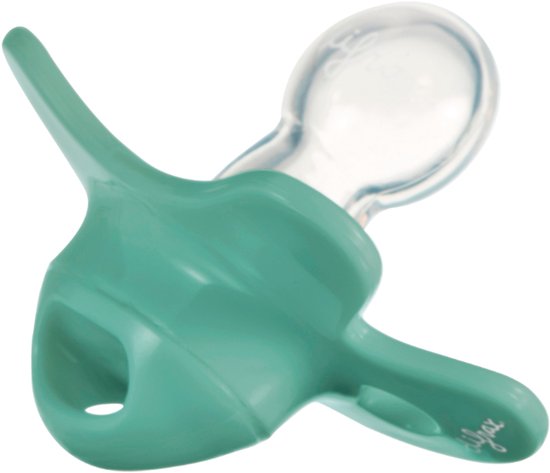 Difrax Fopspeen Uni Sage Natural -2/+2mnd Newborn van Difrax — afbeelding 4