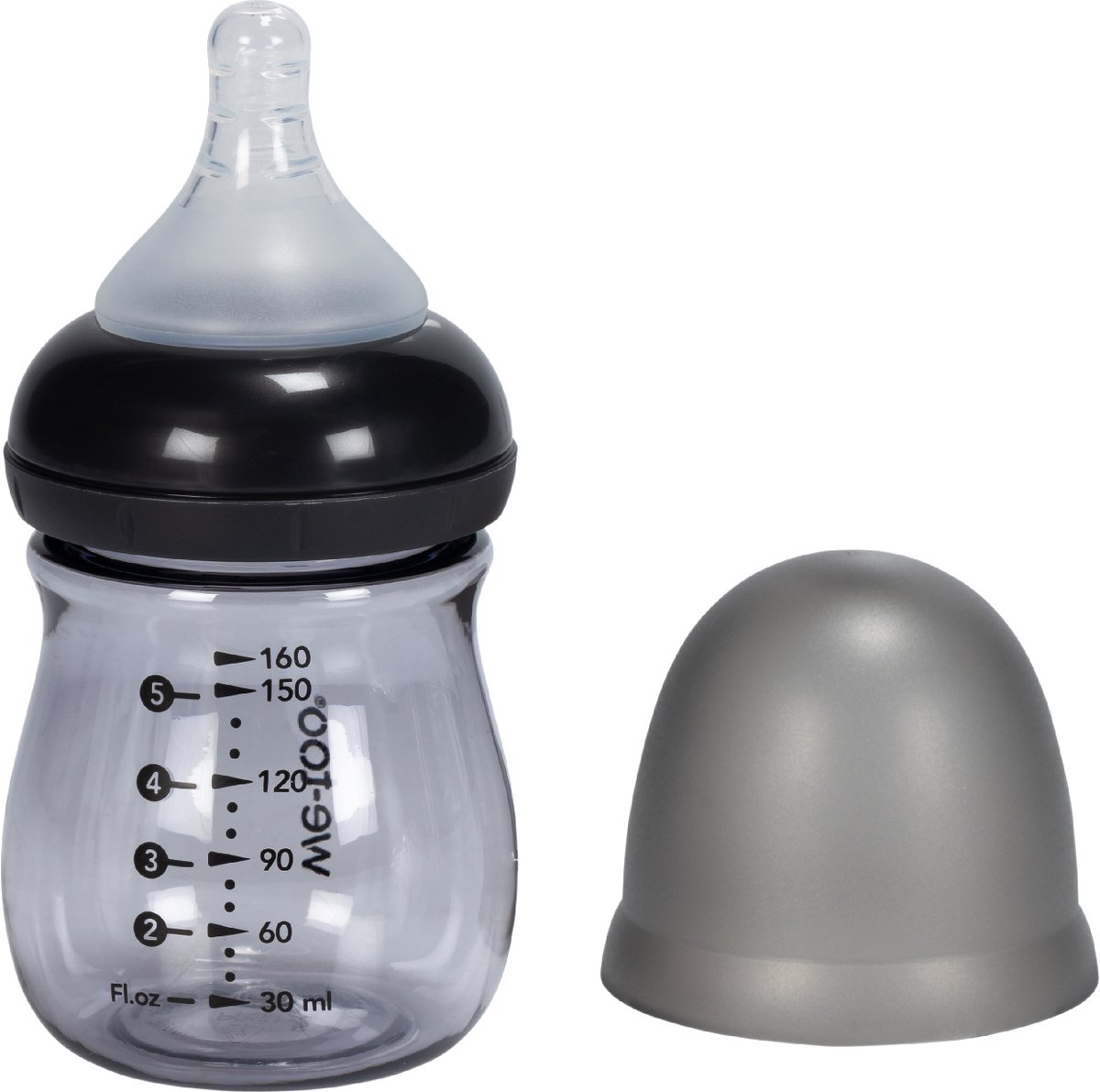 We-Too Standaardfles PPSU - 160 ml - Black