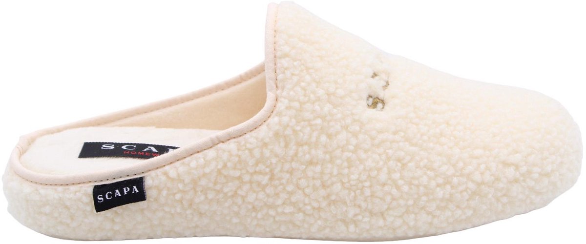 Scapa - Pantoffels - Creme - Vrouwen - Maat 41 -
