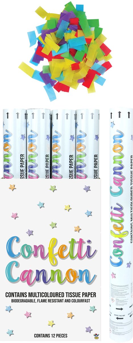 Confetti Shooter multicolour 50cm
