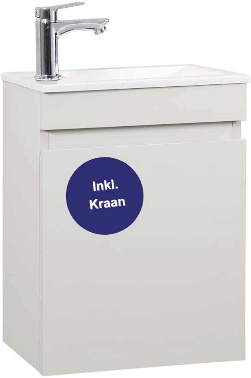 Gastentoilet Wastafelset met Basis Meubel