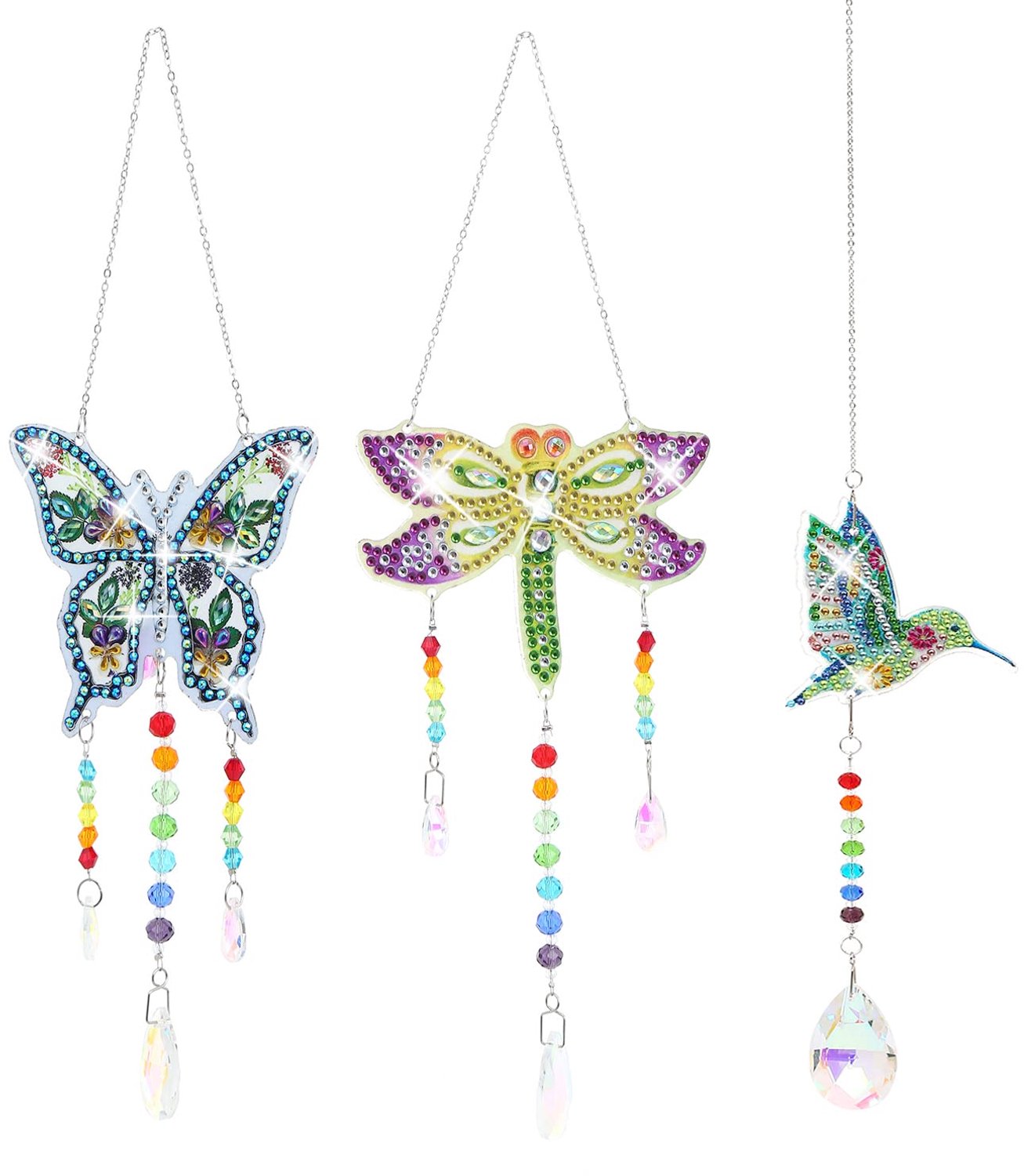 Set van 3 Diamant Schilderen Zonvangers met Dierenontwerpen