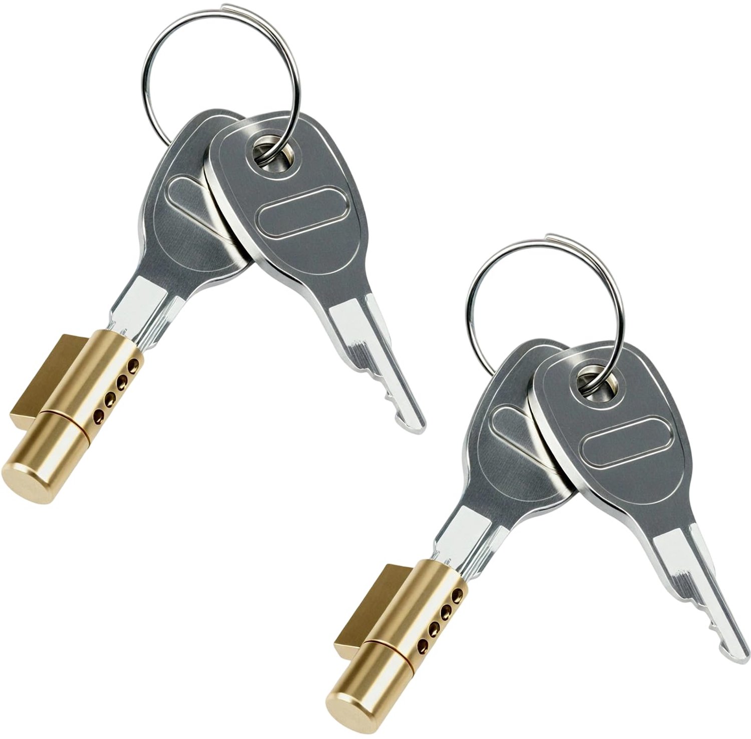 2 Stuks Trailer Locks met 4 Sleutels