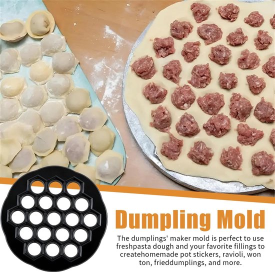 Raviolivormer voor Dumplings en Pasta — afbeelding 5