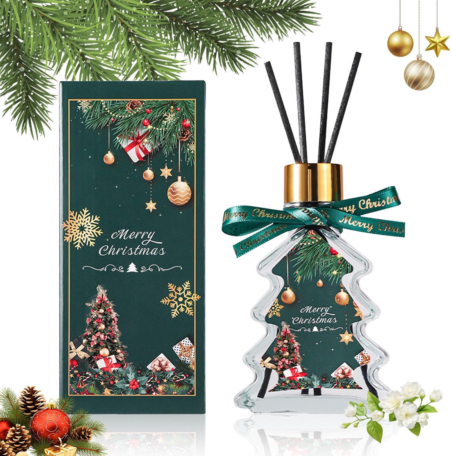 100 ml Kerst Geurstokjes Diffuser voor de Kamer