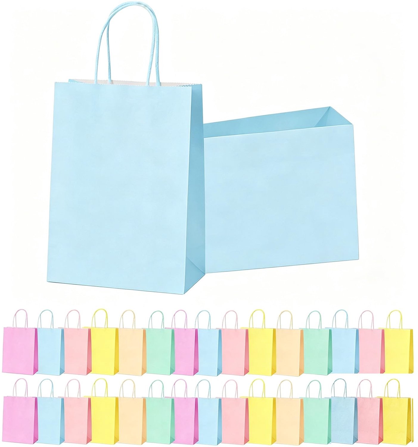 30 Stuks Kleine Kraft Geschenkdozen met Handvatten