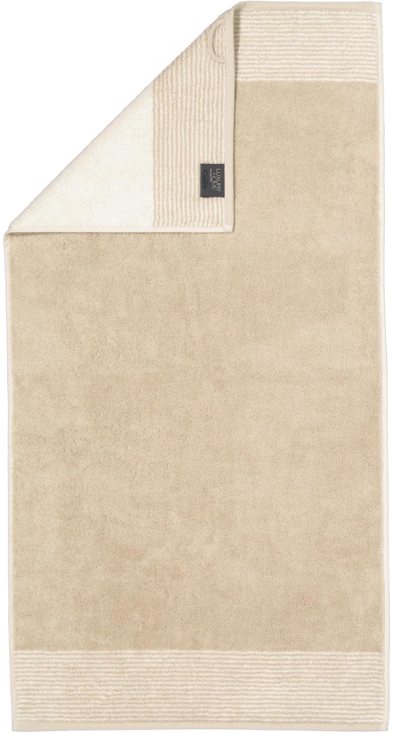 Luxe Badhanddoek met Twee Kleuren 590 Sand