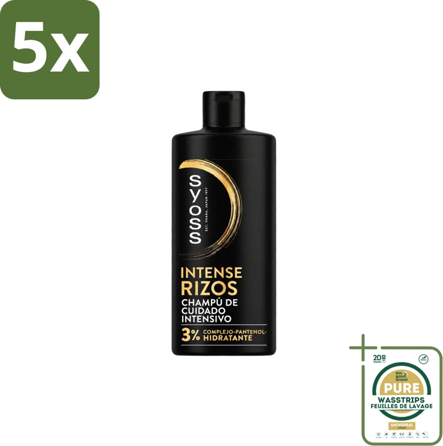 5 x Syoss – Shampoo – Intense Curls – 440 ml - Wasstrips - Krullend Haar Shampoo - Golvend Haar Shampoo - Krullen Definieer Shampoo - Pluisvrij Haar - Haar Verzorging