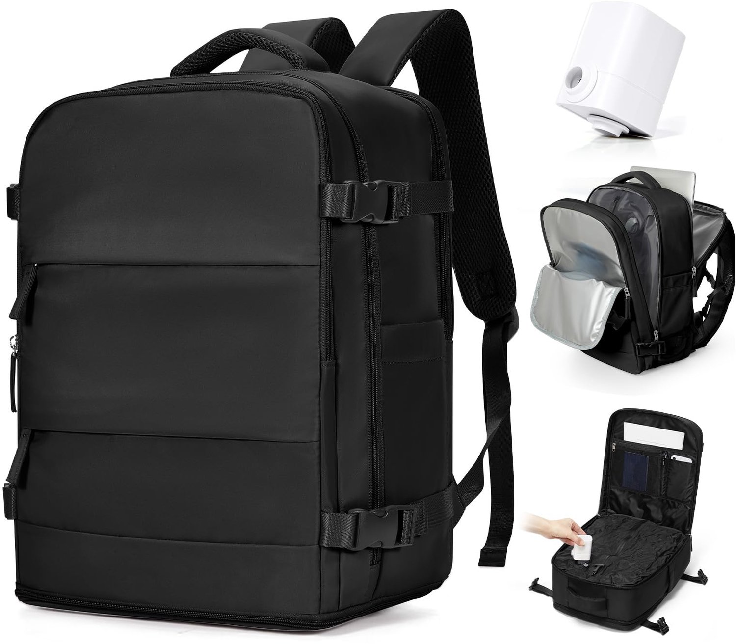 Ruime Reisrugzak Handbagage met USB Oplaadpoort