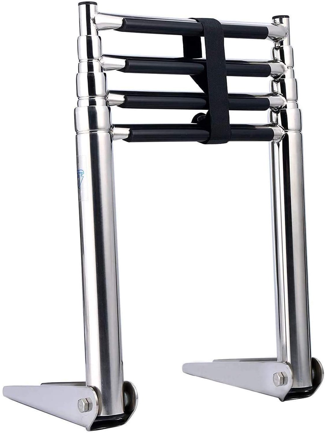 Vouwbare Marine Bootladder met 4 Treden van RVS