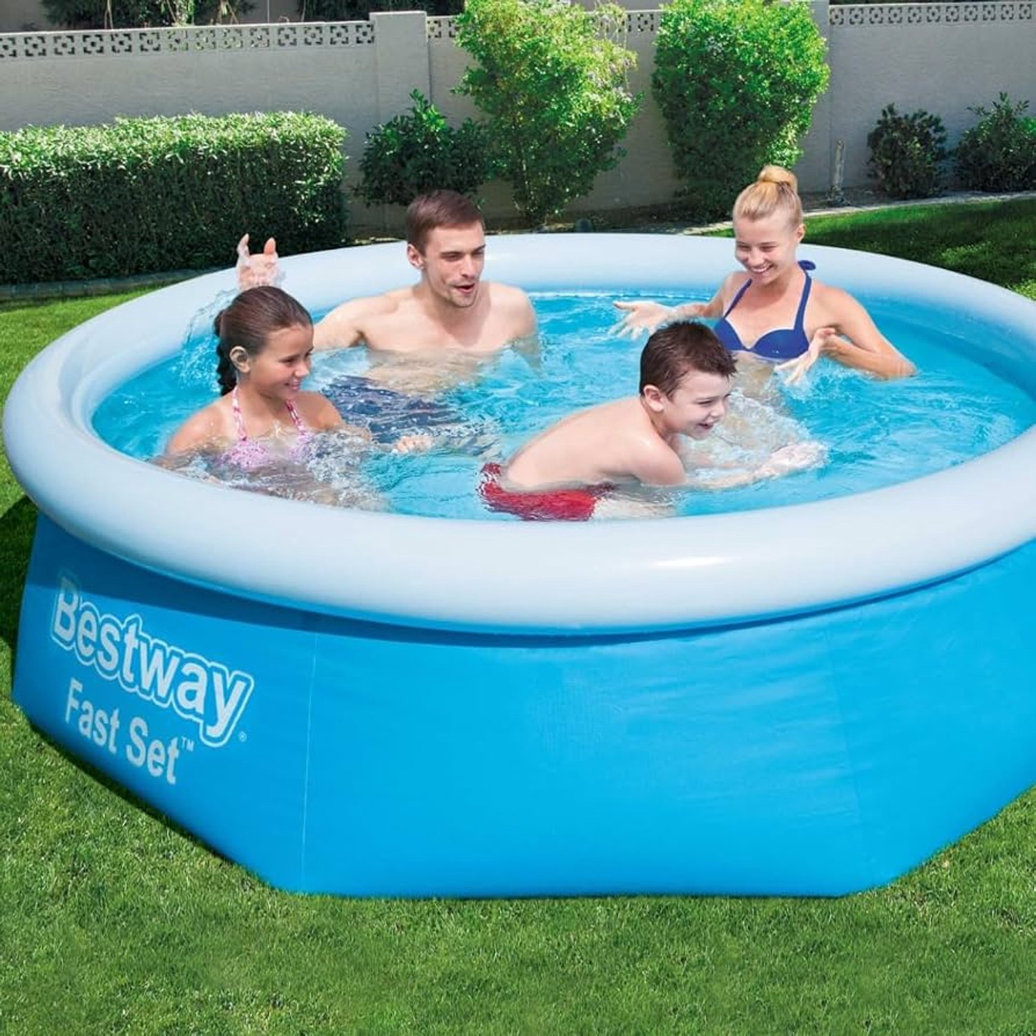 Bestway Fast Set inflatable pool with filter pump - Ø 305 x 66 cm