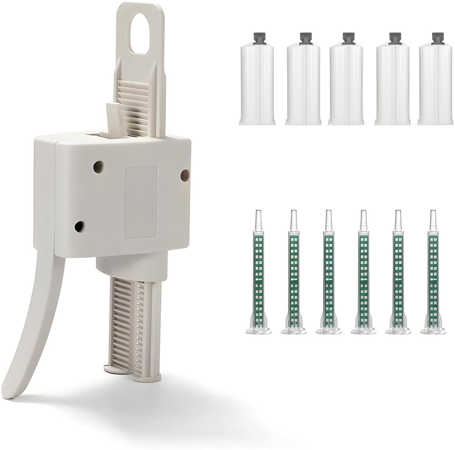 AB Epoxy Lijmpistool met Mengnozzles en Tubes, 50 ml