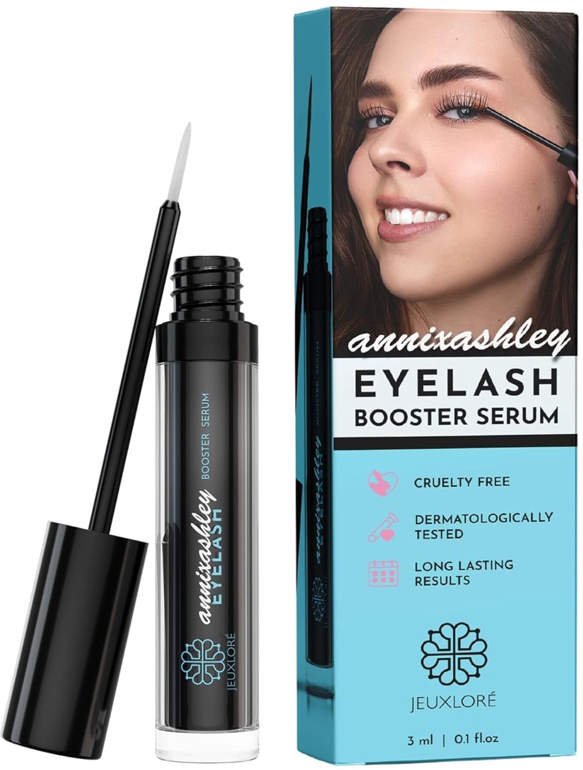 Wimperserum met Biotine - Verzorgende Formule - Voor Langere/Vollere Wimpers - Peptiden/Aminozuren - Zachte Precisie Applicator - Dagelijkse Verzorging - Wimpergroei