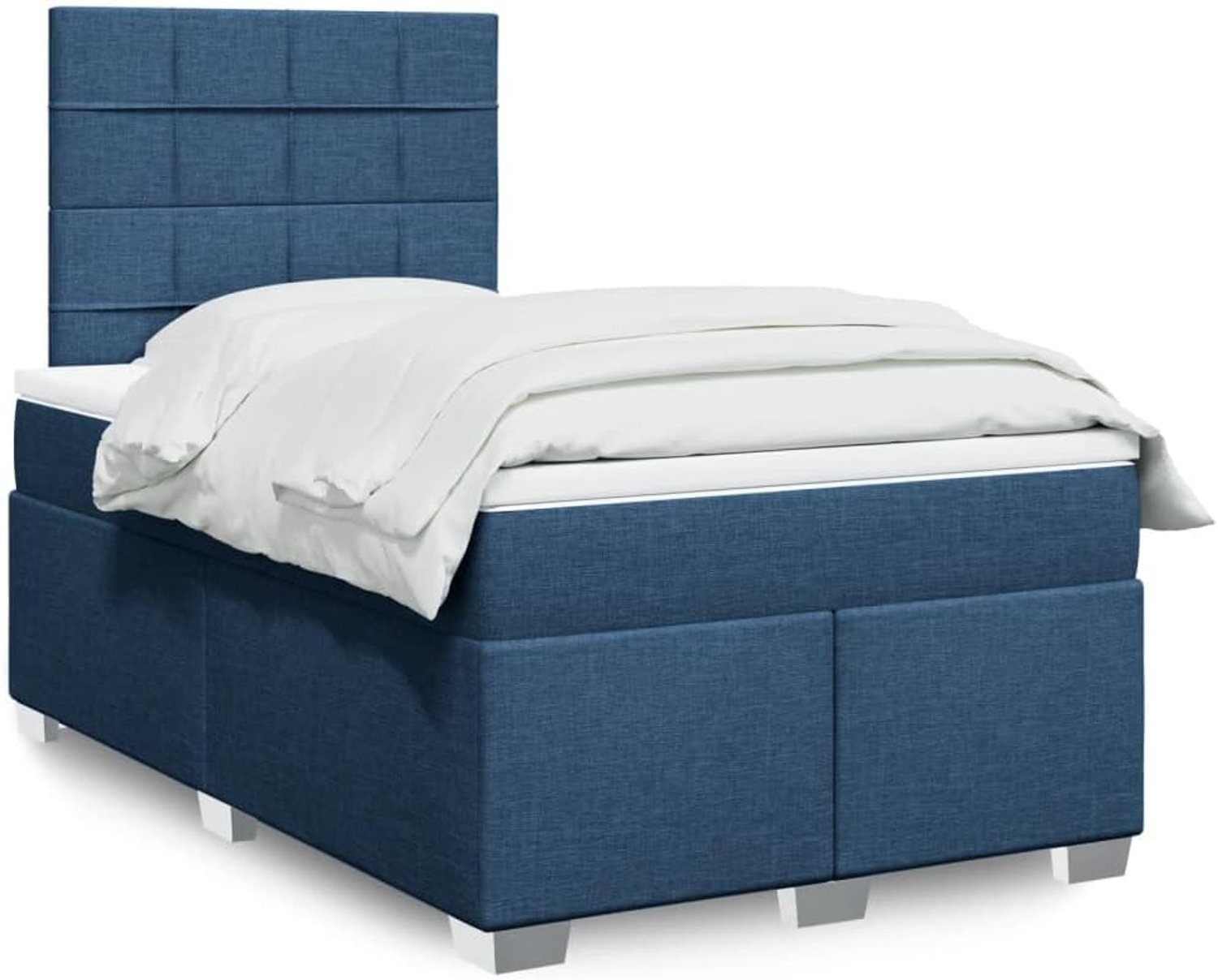 Pocketveringmatras boxspringbed blauw 120x190 cm