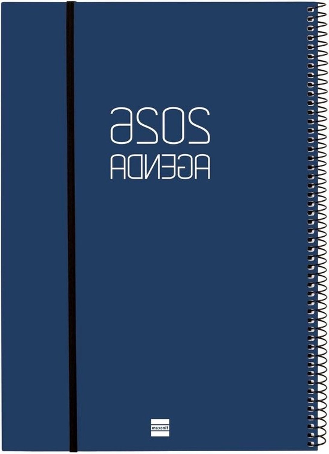 Spiraalkalender 2026 - Jaarplanner - Afspraken en taken plannen - Verticaal weekoverzicht - Formaat A4 - Blauw