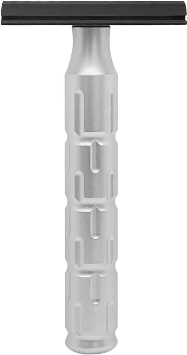 Merkloze Aluminium Scheermes Veiligheidsscheermes, Zwart/Zilver