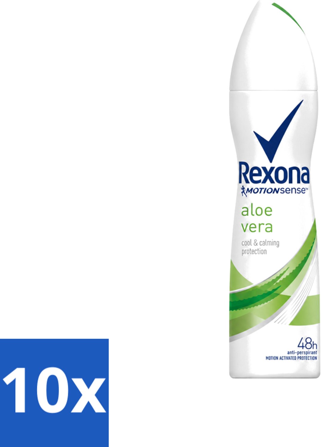 10 x Rexona - Fresh Aloe Vera - Deodorant Spray - 150 ml - Voordeelverpakking - 10 stuks