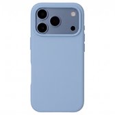 Accezz Hoesje - Geschikt voor Apple iPhone 18 Pro / 17 Pro - Liquid Silicone Backcover geschikt voor MagSafe - Lichtblauw