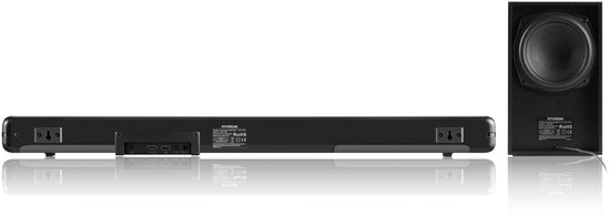 Hyundai Electronics - Soundbar met subwoofer - Pulse - 80 Watt - 2.1CH - Zwart — afbeelding 5