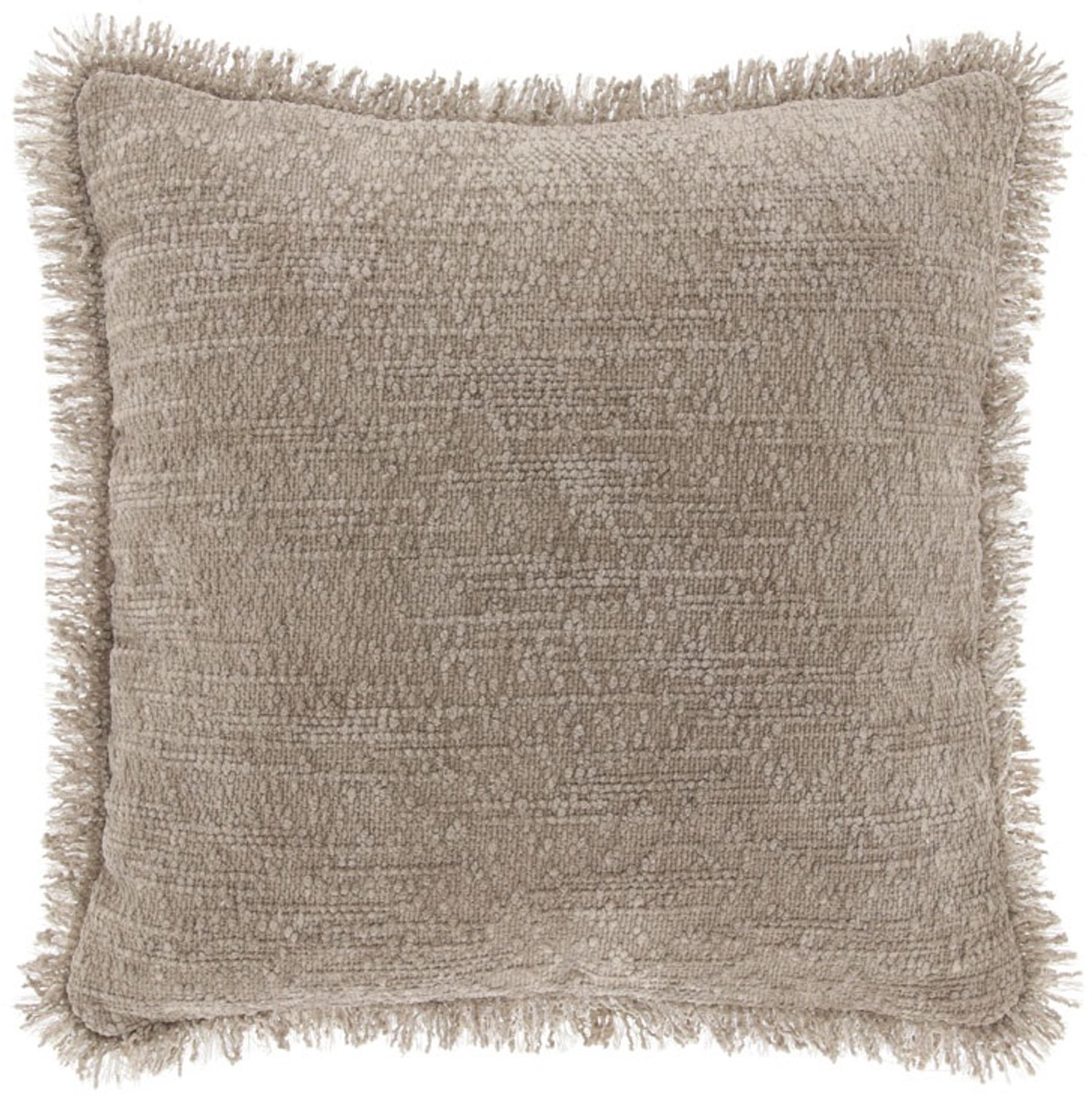 Unique Living Sierkussen Amy - chateau grey - 45x45cm Grijs