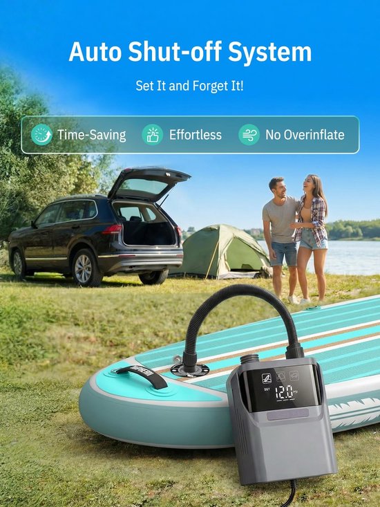 Elektrische Paddleboard Pomp met 50 PSI en Dubbele Actie — afbeelding 4