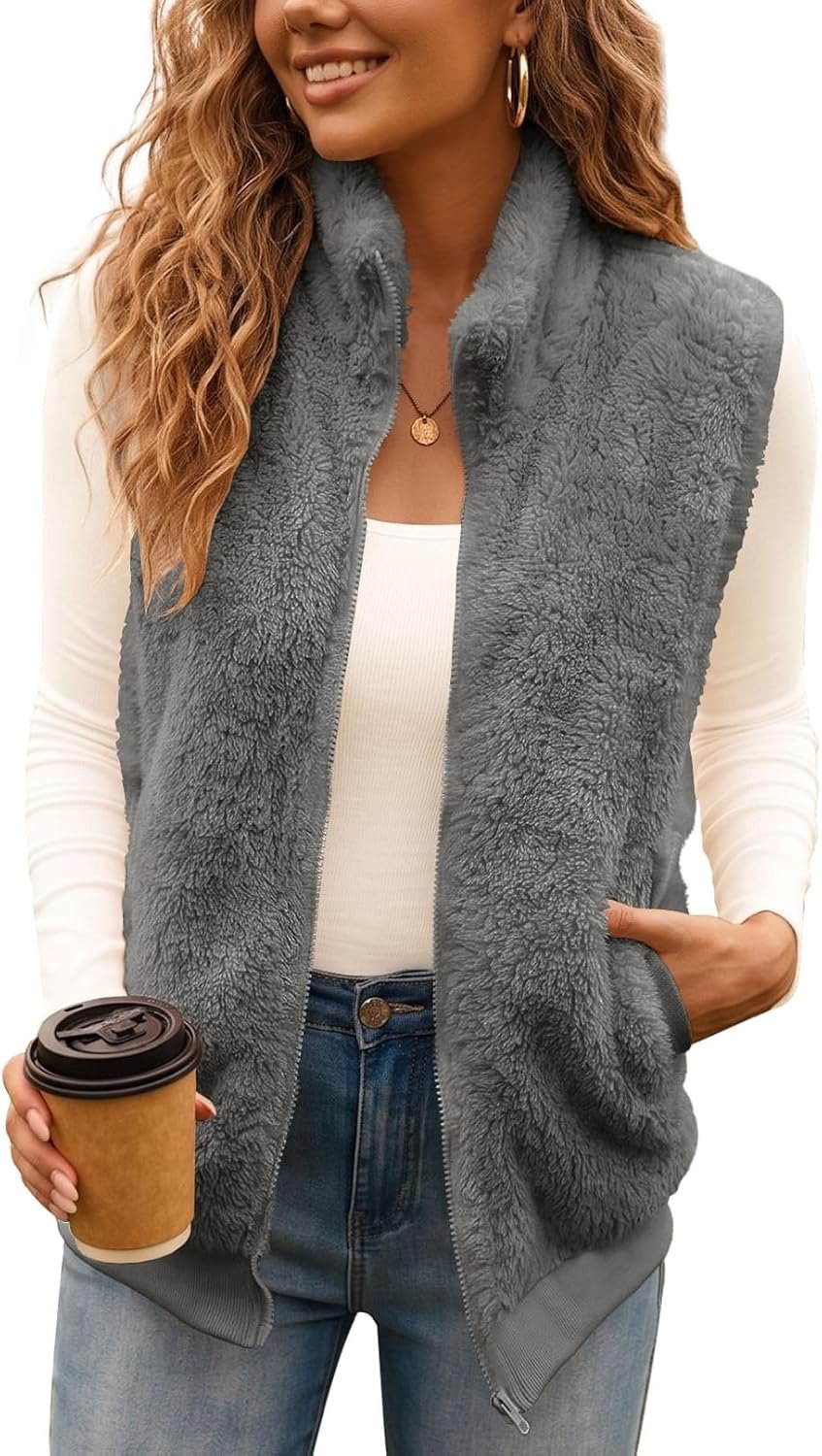 Teddy fleece vest