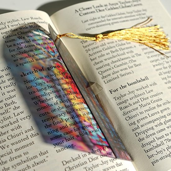 Bladwijzers 3 Stuks - Donker Romantiek - Acryl Glas-in-lood Kasteel - Creatieve leeservaring - Vemera — afbeelding 4