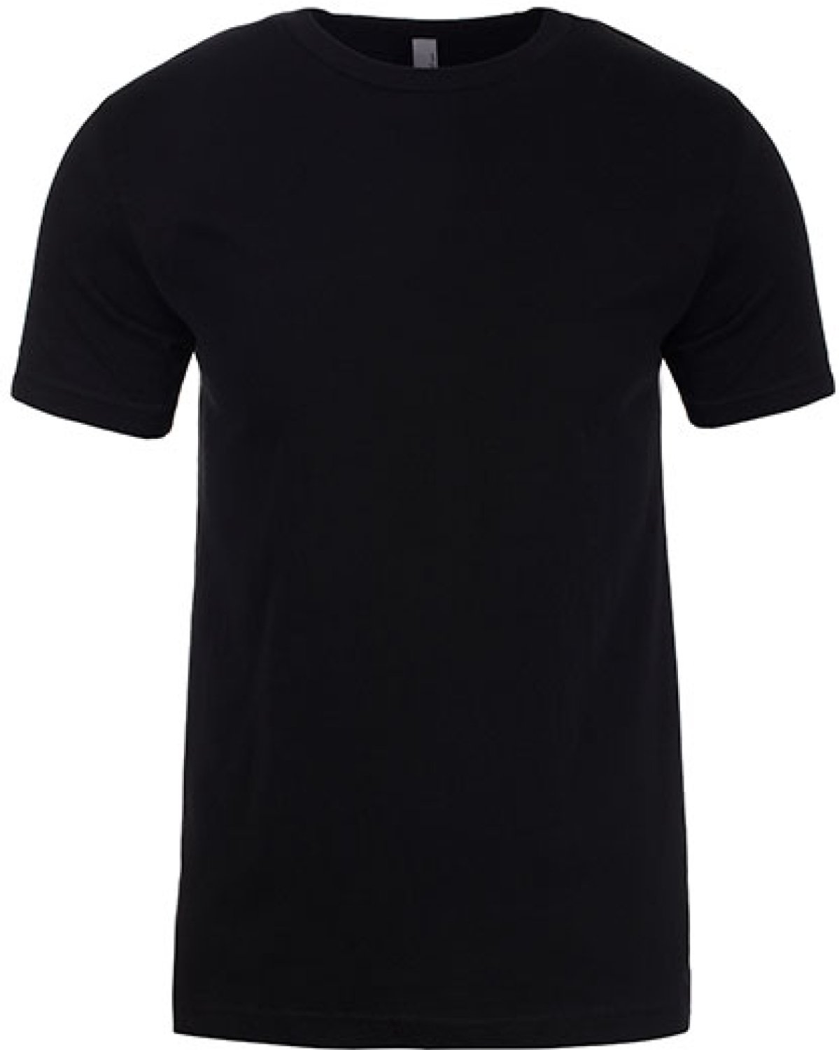 Next Level Apparel - Unisex Crew Neck T-Shirt - Black - 4XL
