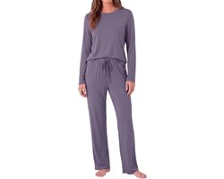Pyjama langarm katoen met print