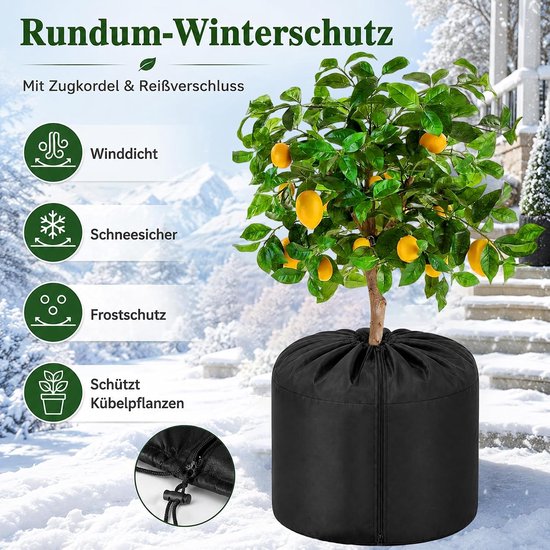 Hoes voor planten, 2 stuks, 70x65 cm — afbeelding 4