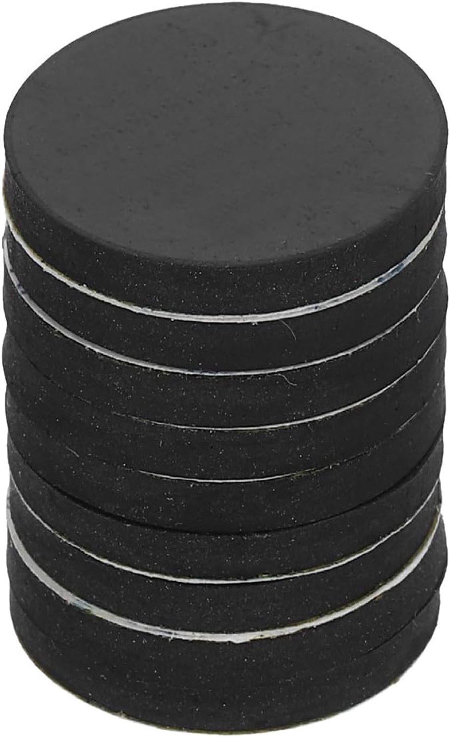 Meubelglijders 25 mm - ronde rubberen voetjes - antislip met anti-startlijm - voor houten vloeren, 16 stuks - ServiceTopper