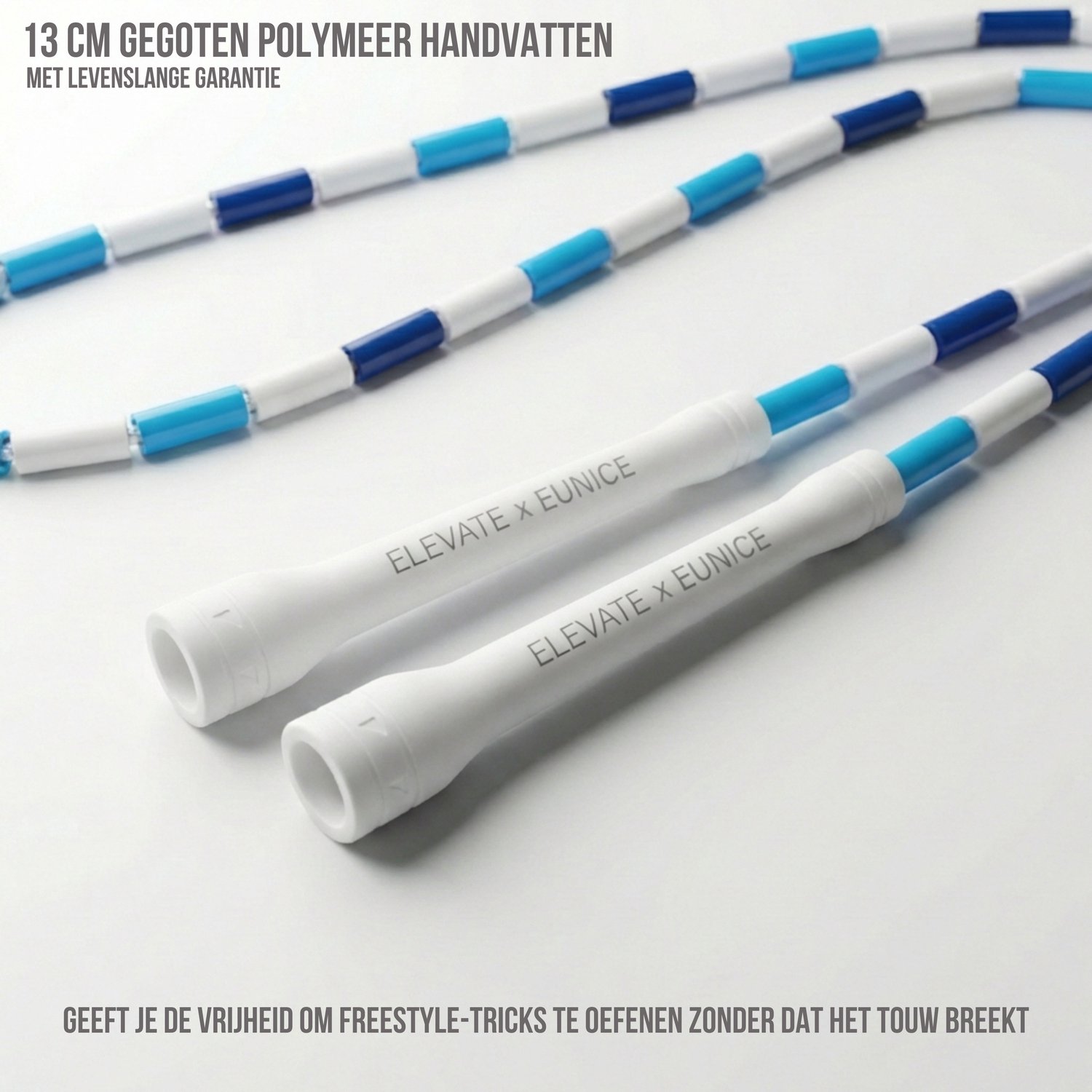 Elevate Rope Professioneel Beaded Springtouw - Verstelbare Jump Rope - Touwtje Springen voor Volwassenen en kinderen - Beaded rope - Conditie & Trucs - Binnen & Buiten Skipping Rope - Fitness Springtouwen — afbeelding 3