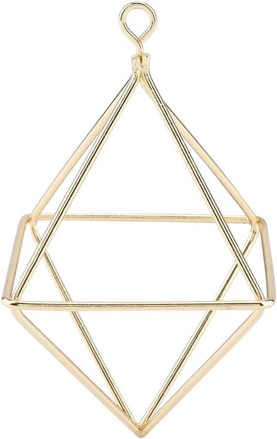 Luchtplantenhouder Geometrische Driehoek - Goud - Corrosiebestendig - Perfect voor decoratie in huis - ServiceTopper