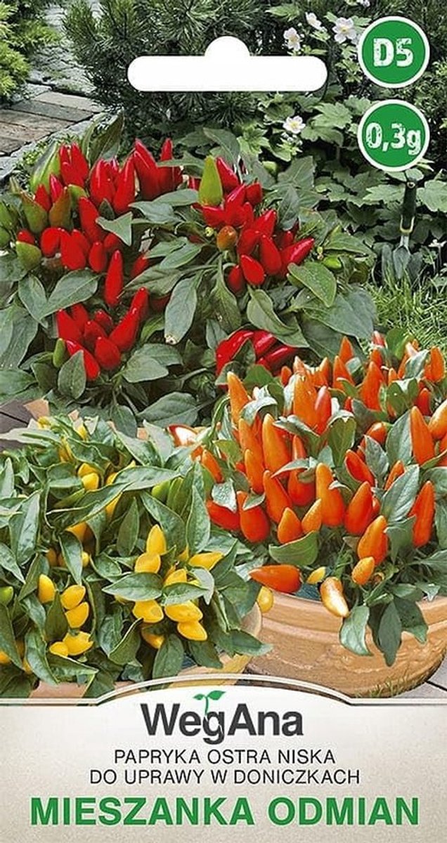Gemengde Heet Peper Zaden - Voor de Avontuurlijke Tuinier