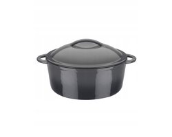 GSW Gietijzeren Braadpan Grijs 24cm 4L - Ovenbestendig
